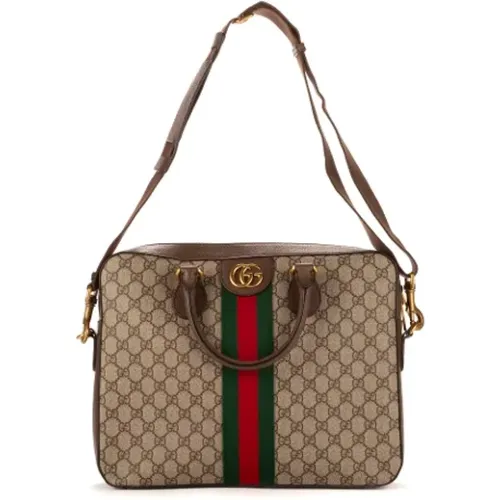 Pre-owned Coated canvas handbags , female, Sizes: ONE SIZE - Gucci Vintage - Modalova