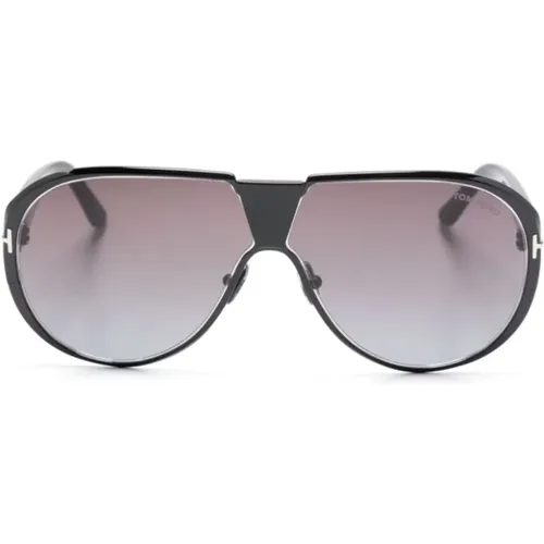 Sunglasses, male, , Size: 64 MM Sungles with Accessories - Tom Ford - Modalova