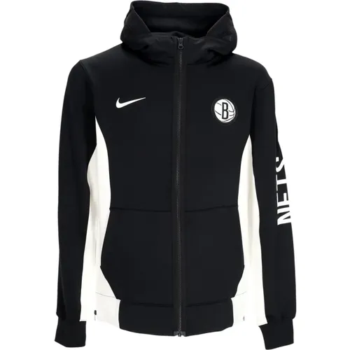 NBA Showtime Trainingsanzug Jacke Schwarz/Weiß , Herren, Größe: M - Nike - Modalova