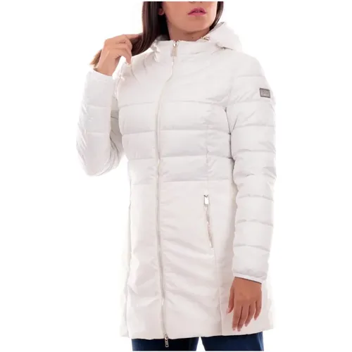 Lange gesteppte Damen Steppjacke - YES ZEE - Modalova