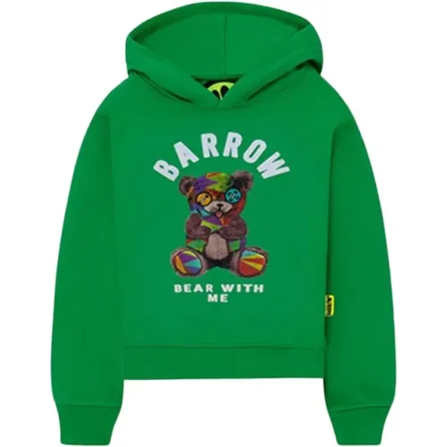 Bedruckter Hoodie in einfarbig - BARROW - Modalova