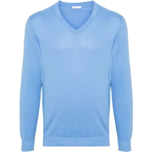 V-Neck Sweater , male, Sizes: L, 2XL, 3XL, S, M - Malo - Modalova