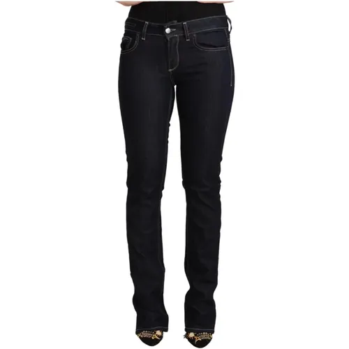 Schicke Skinny Jeans mit niedriger Taille in zeitlosem Schwarz , Damen, Größe: W28 - Gianfranco Ferré - Modalova