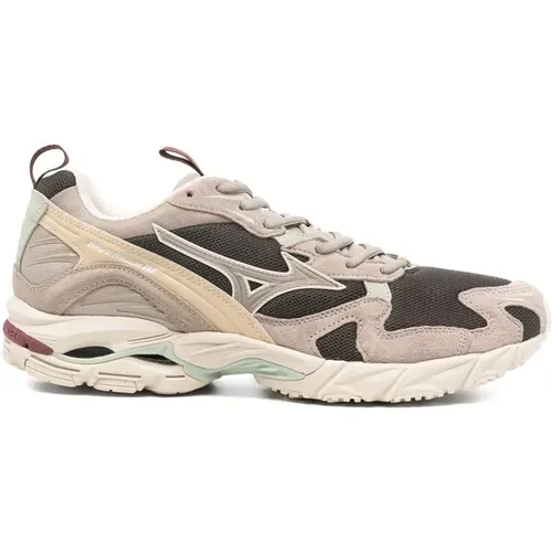 Grau Multicolor Sneaker mit Reflektierenden Details , Herren, Größe: 39 EU - Mizuno - Modalova