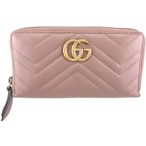 Pre-owned Wallets, female, , Size: ONE SIZE Pre-owned Leather wallets - Gucci Vintage - Modalova