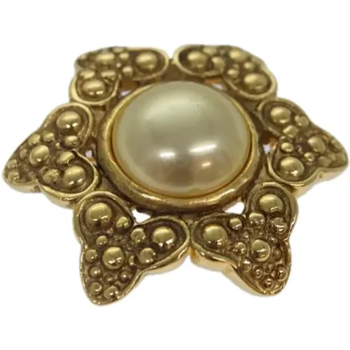 Pre-owned Jewellery, female, , Size: ONE SIZE Pre-owned Metal brooches - Chanel Vintage - Modalova