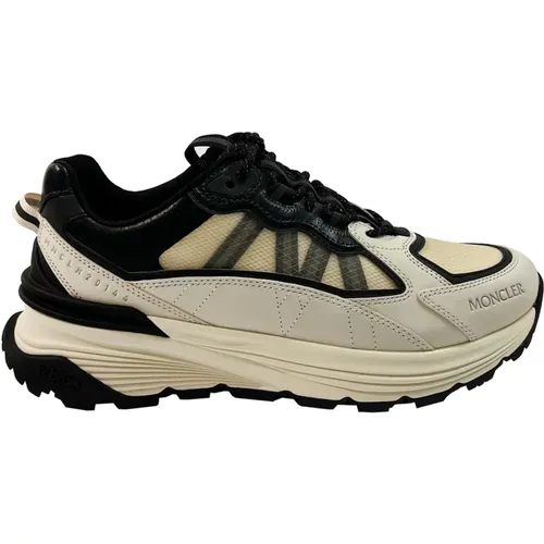 Lite Sneaker Black/Beige , male, Sizes: 10 UK - Moncler - Modalova