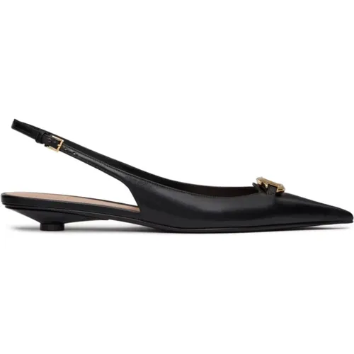 Flat Shoes with Vlogo Signature , female, Sizes: 3 1/2 UK, 2 1/2 UK, 7 UK, 4 1/2 UK, 3 UK - Valentino Garavani - Modalova