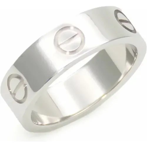 Pre-owned Jewellery, female, , Size: ONE SIZE Pre-owned Silver rings - Cartier Vintage - Modalova