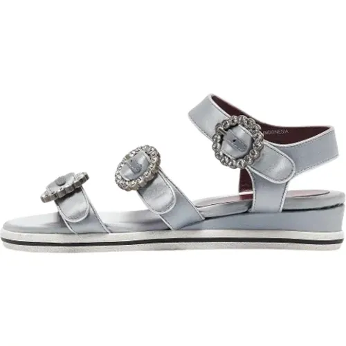 Pre-owned Sandals, female, , Size: 6 US Pre-owned Satin sandals - Marc Jacobs Pre-owned - Modalova