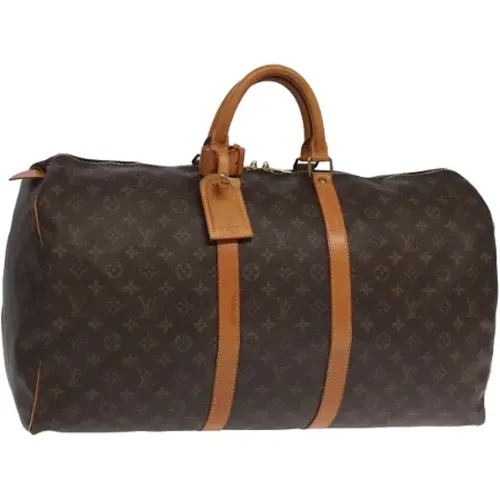 Pre-owned Weekend Bags, female, , Size: ONE SIZE Pre-owned Canvas louis-vuitton-bags - Louis Vuitton Vintage - Modalova