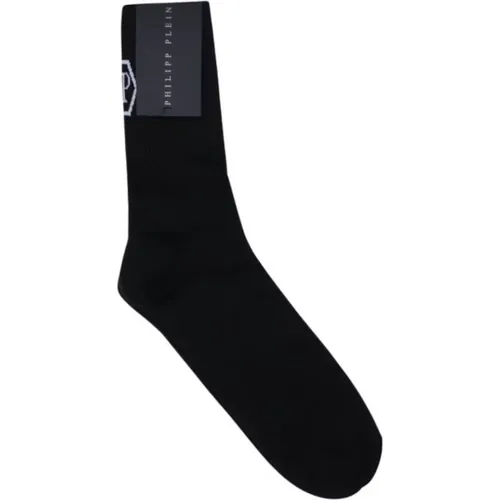 Socks, unisex, , Size: M Logo-Print Socks - Philipp Plein - Modalova