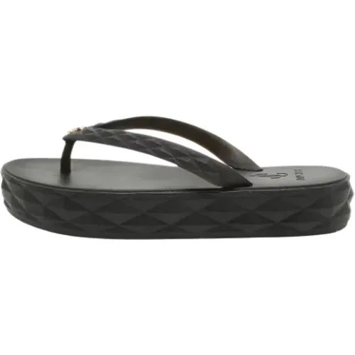 Pre-owned Rubber sandals , female, Sizes: 3 UK - Jimmy Choo Pre-owned - Modalova