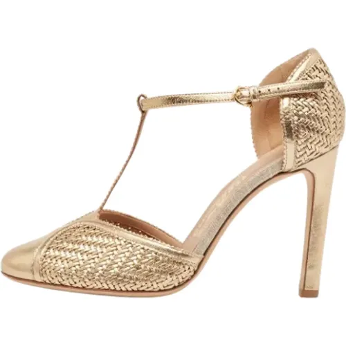 Pre-owned Fabric heels , female, Sizes: 5 UK - Salvatore Ferragamo Pre-owned - Modalova