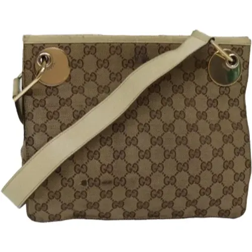 Pre-owned Cross Body Bags, female, , Size: ONE SIZE Pre-owned Canvas gucci-bags - Gucci Vintage - Modalova