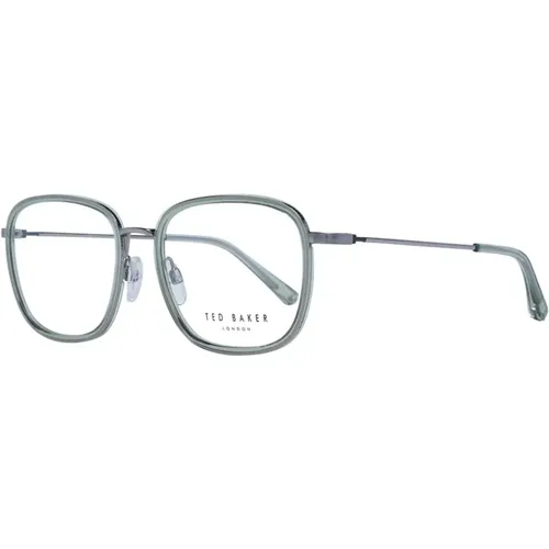 Glasses, male, , Size: ONE SIZE Square Metal Optical Frames - Ted Baker - Modalova