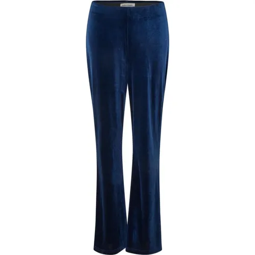 Bootcut Dunkelblaue Hose - Lollys Laundry - Modalova