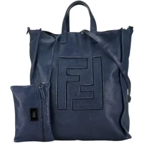 Pre-owned Tote Bags, female, , Size: ONE SIZE Pre-owned Leather handbags - Fendi Vintage - Modalova