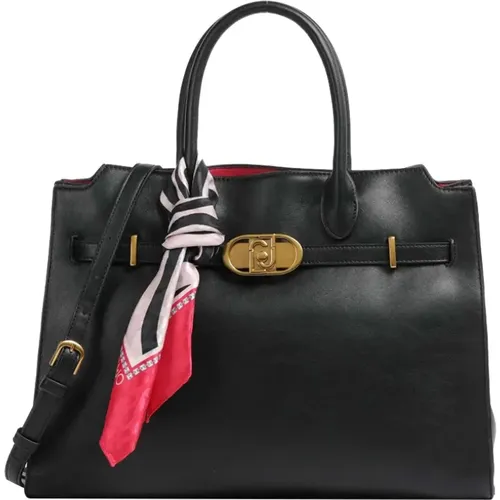Schwarze Shopper Tasche , Damen, Größe: ONE Size - Liu Jo - Modalova