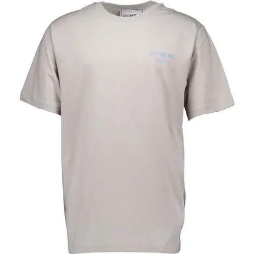 Hellgraue T-Shirts , Herren, Größe: 2XL - Iceberg - Modalova