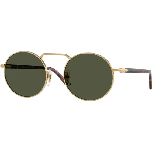 Stylische Sonnenbrille mit schwarzem Rahmen , unisex, Größe: 53 MM - Persol - Modalova