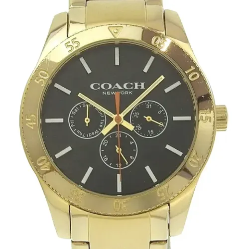 Pre-owned Watches, male, , Size: ONE SIZE Pre-owned Metal watches - Coach Pre-owned - Modalova