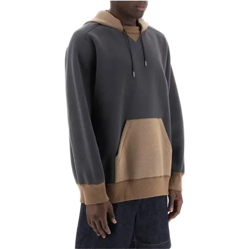 Wendbarer Kapuzenpullover mit Kängurutasche - Sacai - Modalova