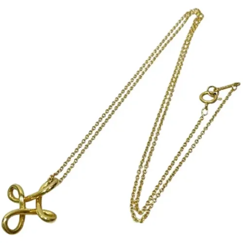 Pre-owned Jewellery, female, , Size: ONE SIZE Pre-owned Gold necklaces - Tiffany & Co. Pre-owned - Modalova