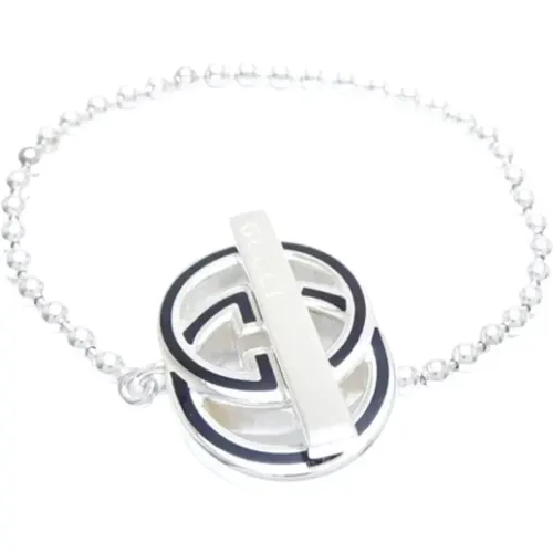 Pre-owned Jewellery, female, , Size: ONE SIZE Pre-owned Silver bracelets - Gucci Vintage - Modalova