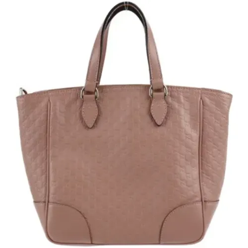 Pre-owned Tote Bags, female, , Size: ONE SIZE Pre-owned Leather gucci-bags - Gucci Vintage - Modalova