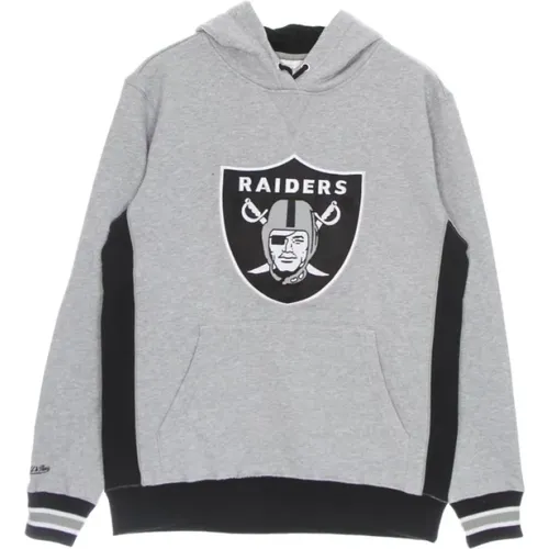 Hoodies, male, , Size: S hoodie nfl pinnacle heavyweight fleece hoodie oakrai - Mitchell & Ness - Modalova