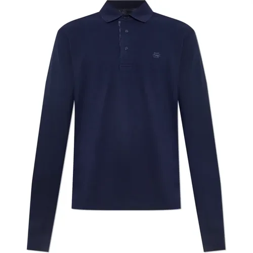 Polo Shirts, male, , Size: S Polo with logo - ETRO - Modalova