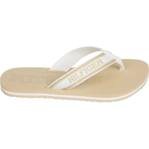 Flip Flops Harvest Wheat Style , female, Sizes: 5 UK, 4 UK, 7 UK, 3 UK, 6 UK, 8 UK - Tommy Hilfiger - Modalova