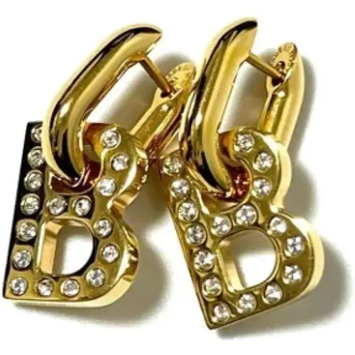 Pre-owned Jewellery, female, , Size: ONE SIZE Pre-owned Metal earrings - Balenciaga Vintage - Modalova