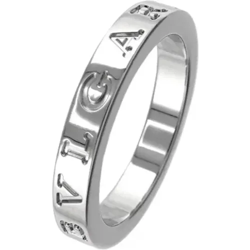 Pre-owned Jewellery, female, , Size: ONE SIZE Pre-owned Platinum rings - Bvlgari Vintage - Modalova