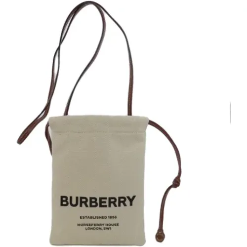 Pre-owned Shoulder Bags, female, , Size: ONE SIZE Pre-owned Canvas shoulder-bags - Burberry Vintage - Modalova