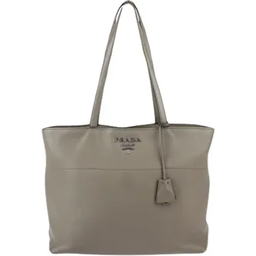 Pre-owned Tote Bags, female, , Size: ONE SIZE Pre-owned Leather handbags - Prada Vintage - Modalova