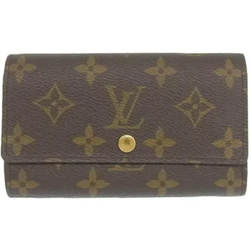 Pre-owned Wallets, male, , Size: ONE SIZE Pre-owned Canvas wallets - Louis Vuitton Vintage - Modalova