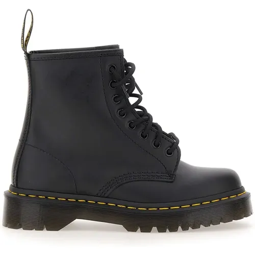 Schwarze Stiefel , Damen, Größe: 37 EU - Dr. Martens - Modalova