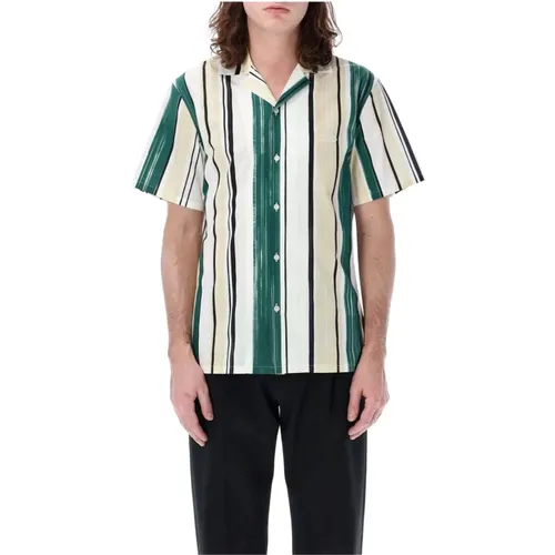 Multi Stripe Bowling Shirt , male, Sizes: L - Lanvin - Modalova