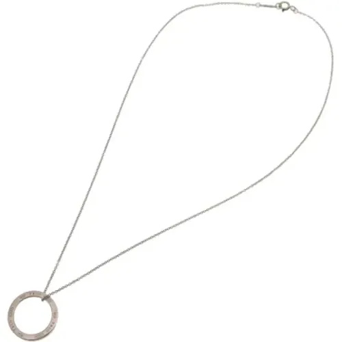 Pre-owned Jewellery, female, , Size: ONE SIZE Pre-owned Silver necklaces - Tiffany & Co. Pre-owned - Modalova