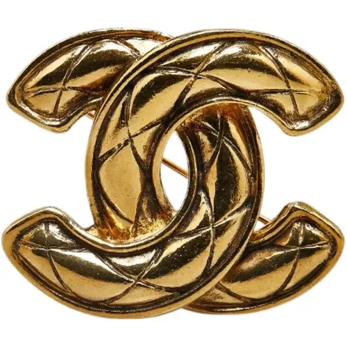 Pre-owned Jewellery, female, , Size: ONE SIZE Pre-owned Metal brooches - Chanel Vintage - Modalova