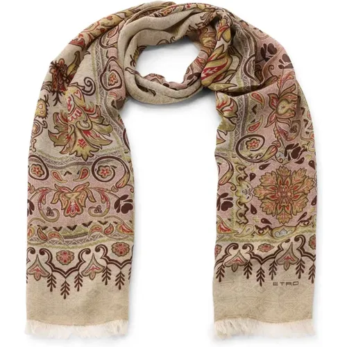 Scarves, male, , Size: ONE SIZE Elegant Paisley Pattern Scarf - ETRO - Modalova