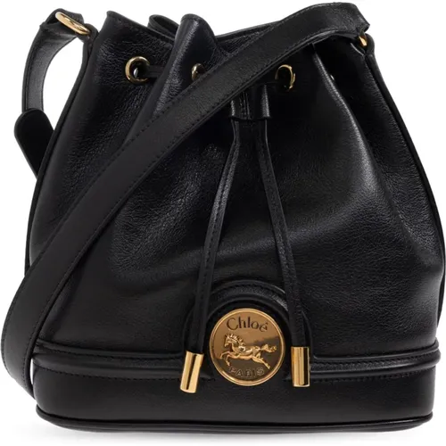 Bucket Bags, female, , Size: ONE SIZE Horse Medal bag type bucket - Chloé - Modalova