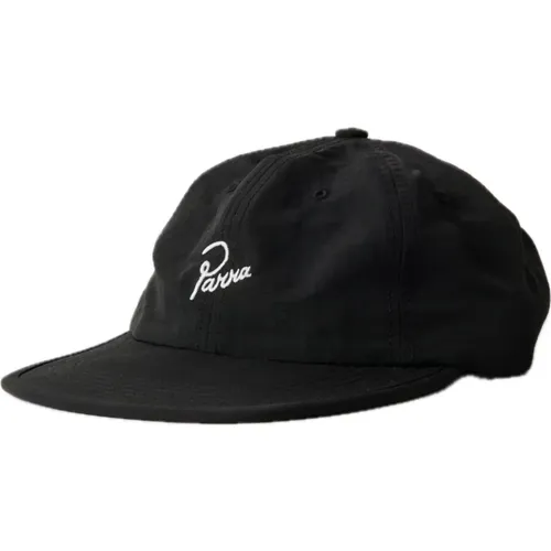 Caps, male, , Size: ONE SIZE Water Repellent Nylon Signature Logo Hat - by Parra - Modalova