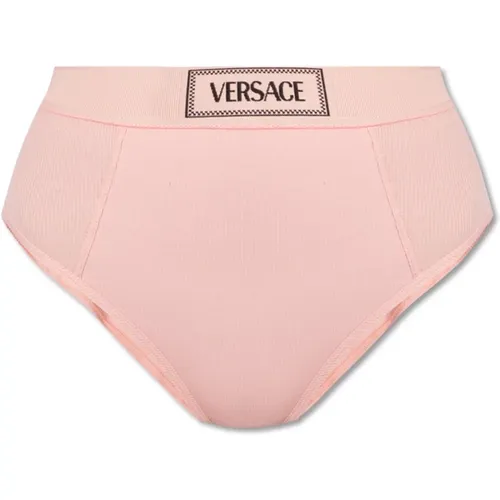 Hoch taillierte Slips , Damen, Größe: M - Versace - Modalova