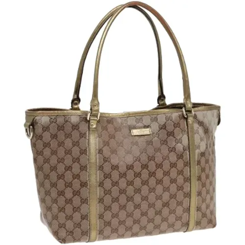 Pre-owned Tote Bags, female, , Size: ONE SIZE Pre-owned Canvas totes - Gucci Vintage - Modalova