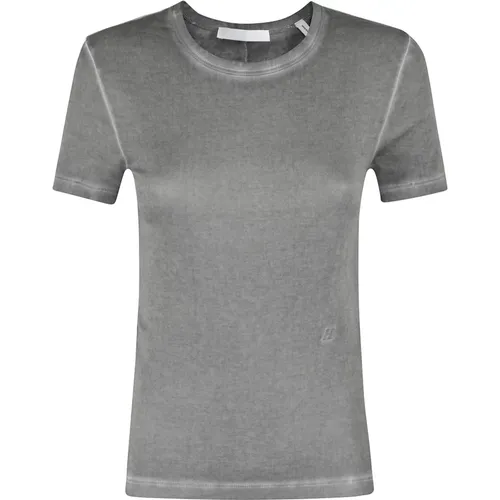 T-Shirts, female, , Size: S Shrunken Tee in Trendy Style - Helmut Lang - Modalova