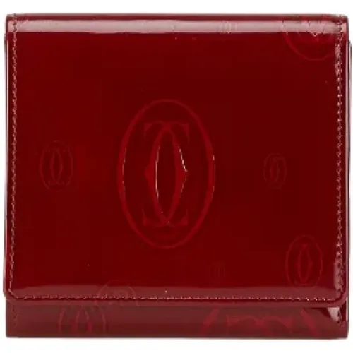 Pre-owned Wallets, female, , Size: ONE SIZE Pre-owned Leather wallets - Cartier Vintage - Modalova