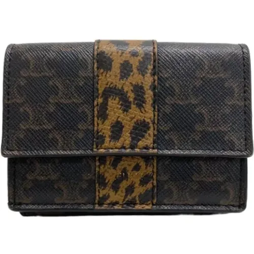 Pre-owned Wallets, female, , Size: ONE SIZE Pre-owned Fabric wallets - Celine Vintage - Modalova